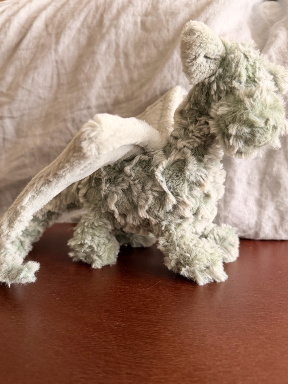 Jellycat London Retired Drake Dragon in Sage Green